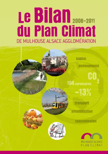 Le bilan du plan climat de Mulhouse Alsace Agglomération 2006-2011
