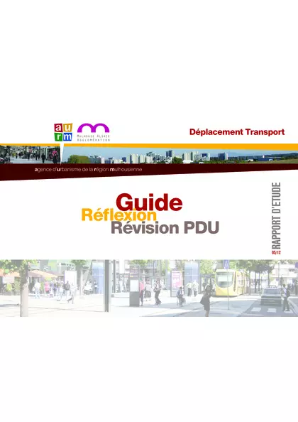 Guide réflexion révision PDU - Plan de déplacement urbain