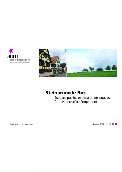 Steinbrunn Le Bas : espaces publics et circulations douces