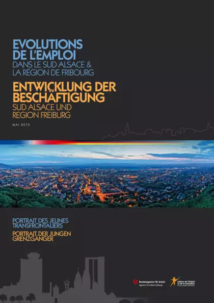 Evolution de l'emploi dans le sud Alsace et la région de Fribourg