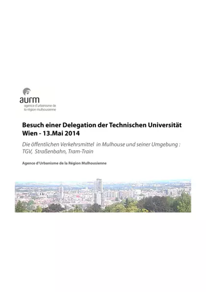 Visite d'une délégation de techniciens de l'université de Vienne : 13 mai 2014