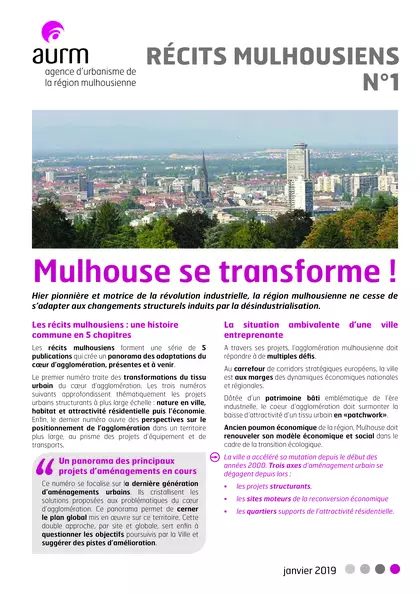 Récits mulhousiens n°1 : Mulhouse se transforme !