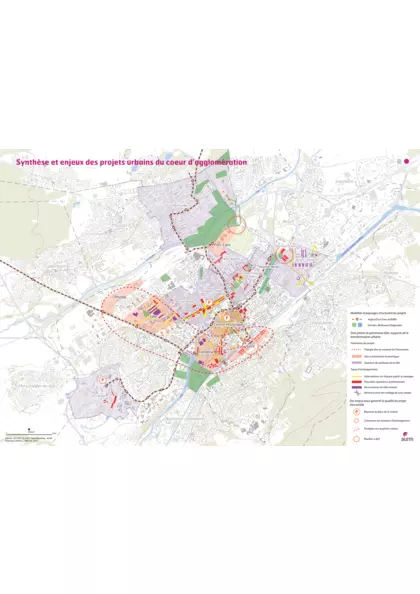 Récits mulhousiens n°1 : synthèse et enjeux des projets urbains du coeur d'agglomération
