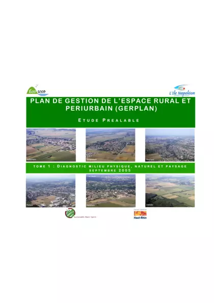 Plan de gestion de l'espace rural et périurbain (Gerplan)
