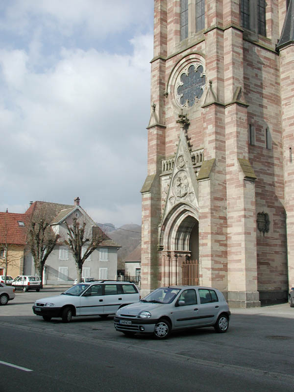 2004 Fellering parvis église