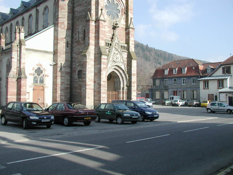 2004 Fellering parvis église