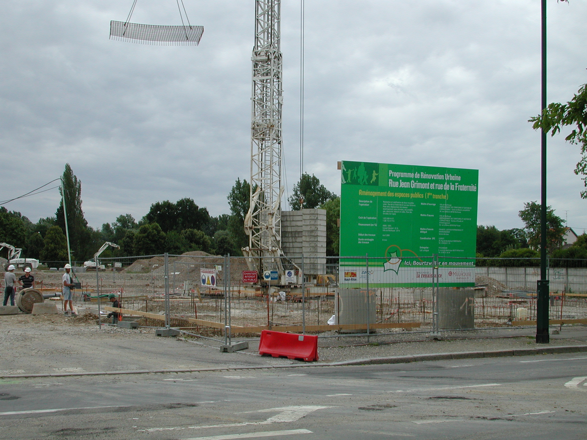 2009 Mulhouse  Berges de la doller-construction