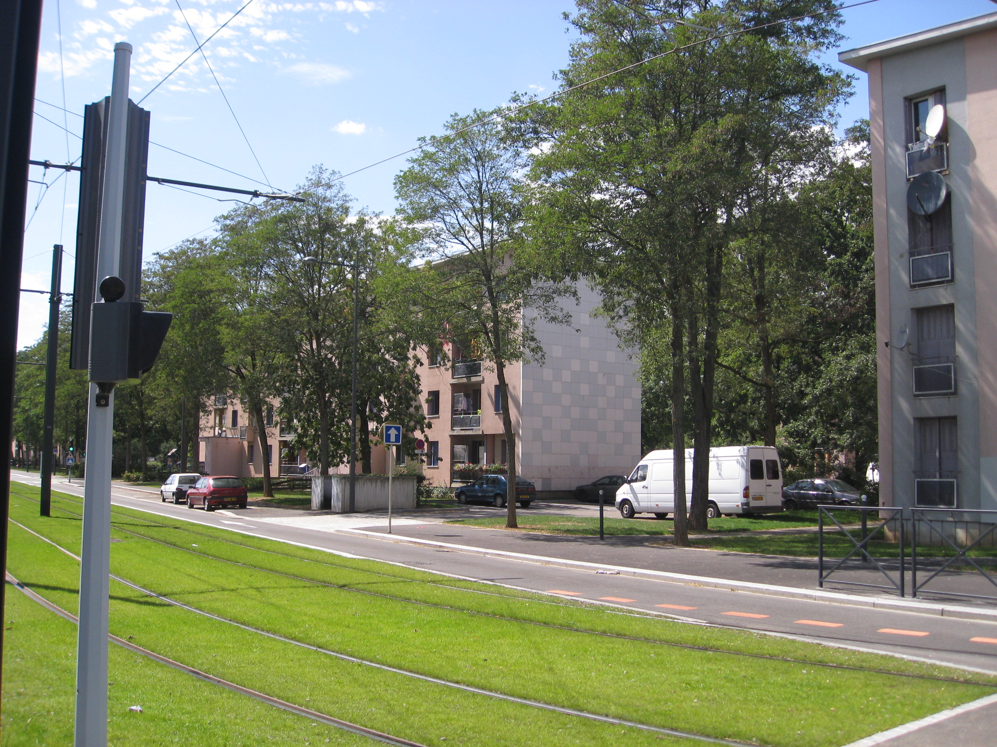 2009 Mulhouse  Bourtzwiller extension Tram (3)