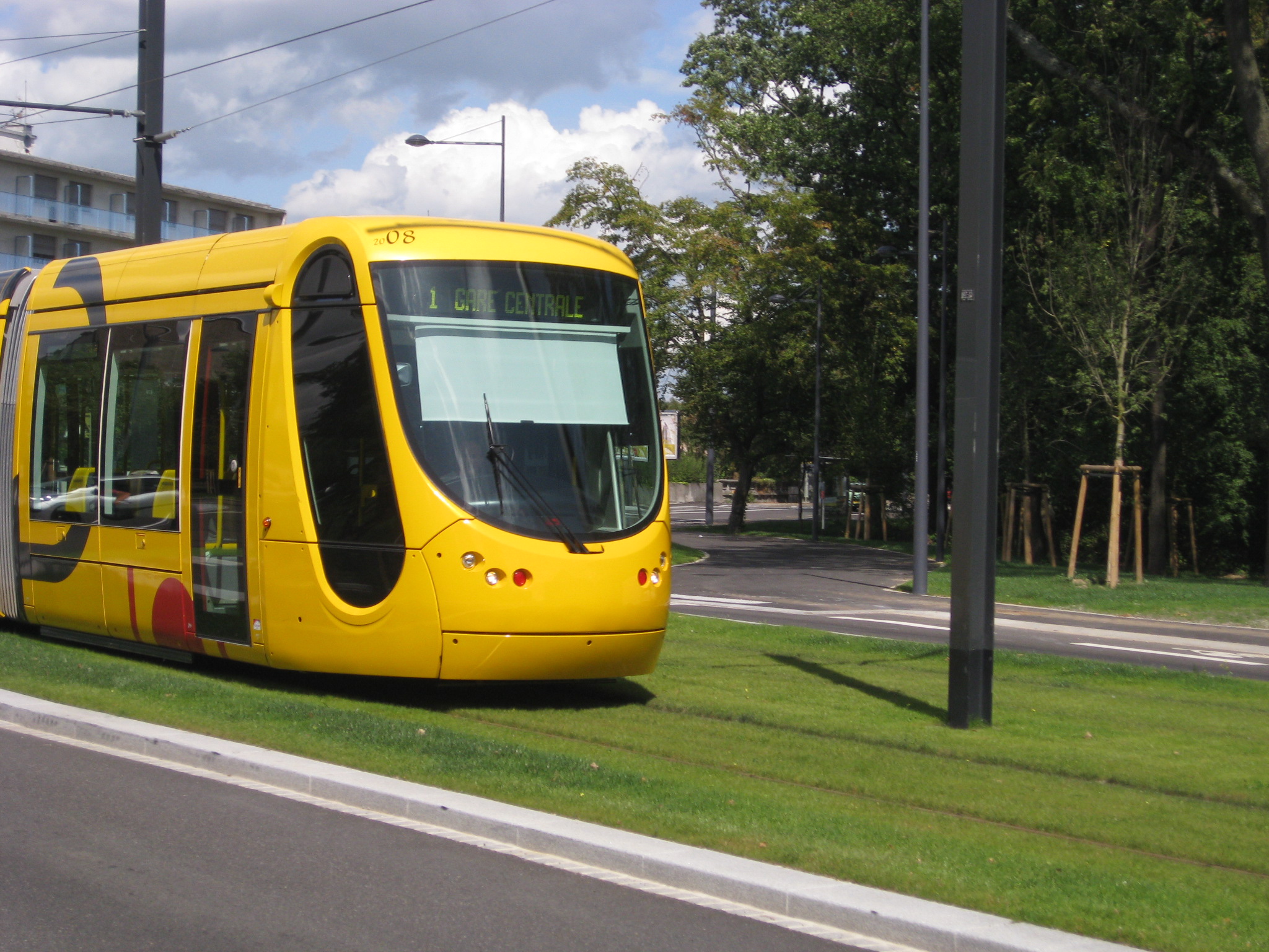 2009 Mulhouse  Bourtzwiller extension Tram (5)