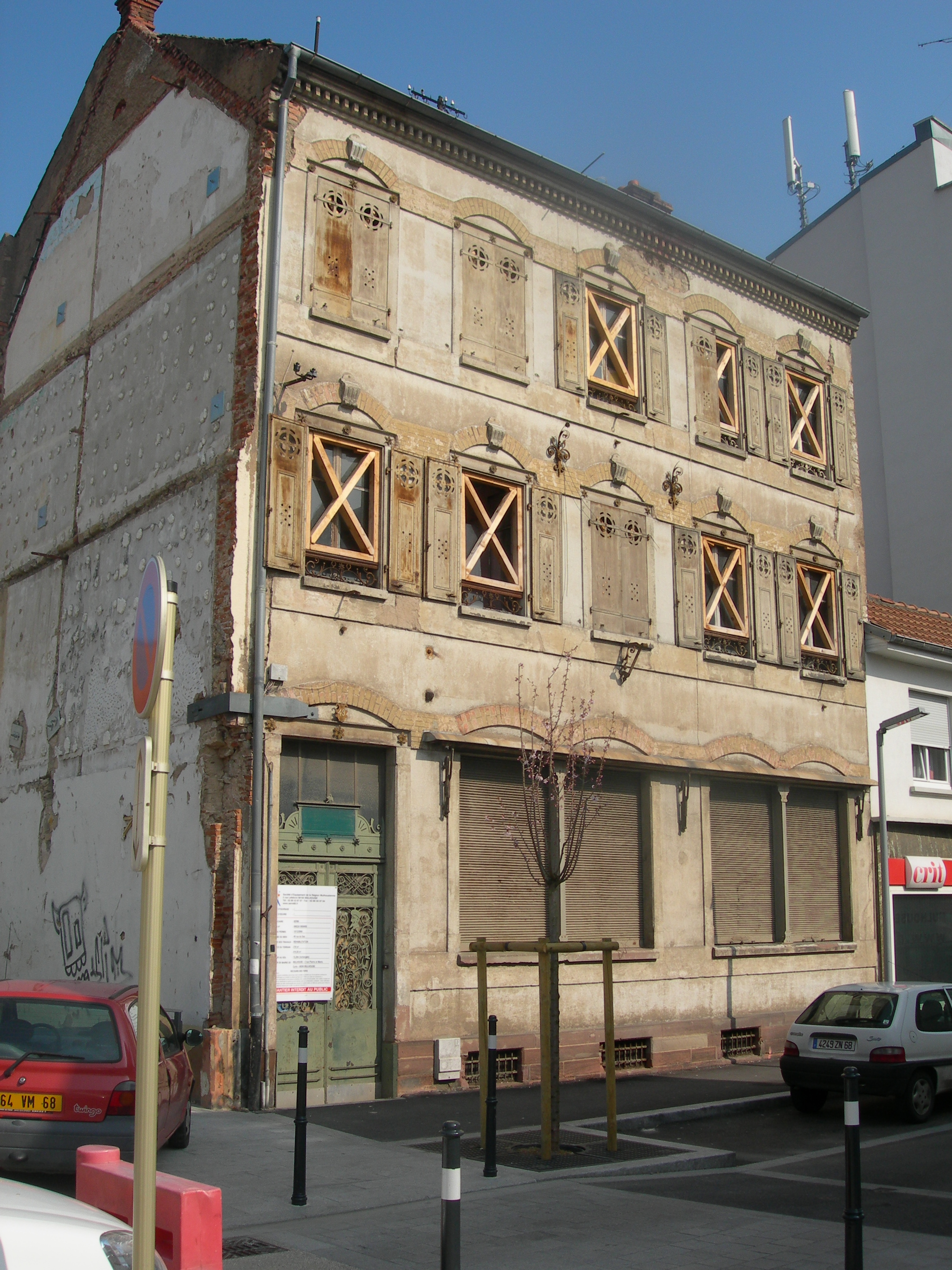 2009 Mulhouse Franklin immeuble rue du gaz