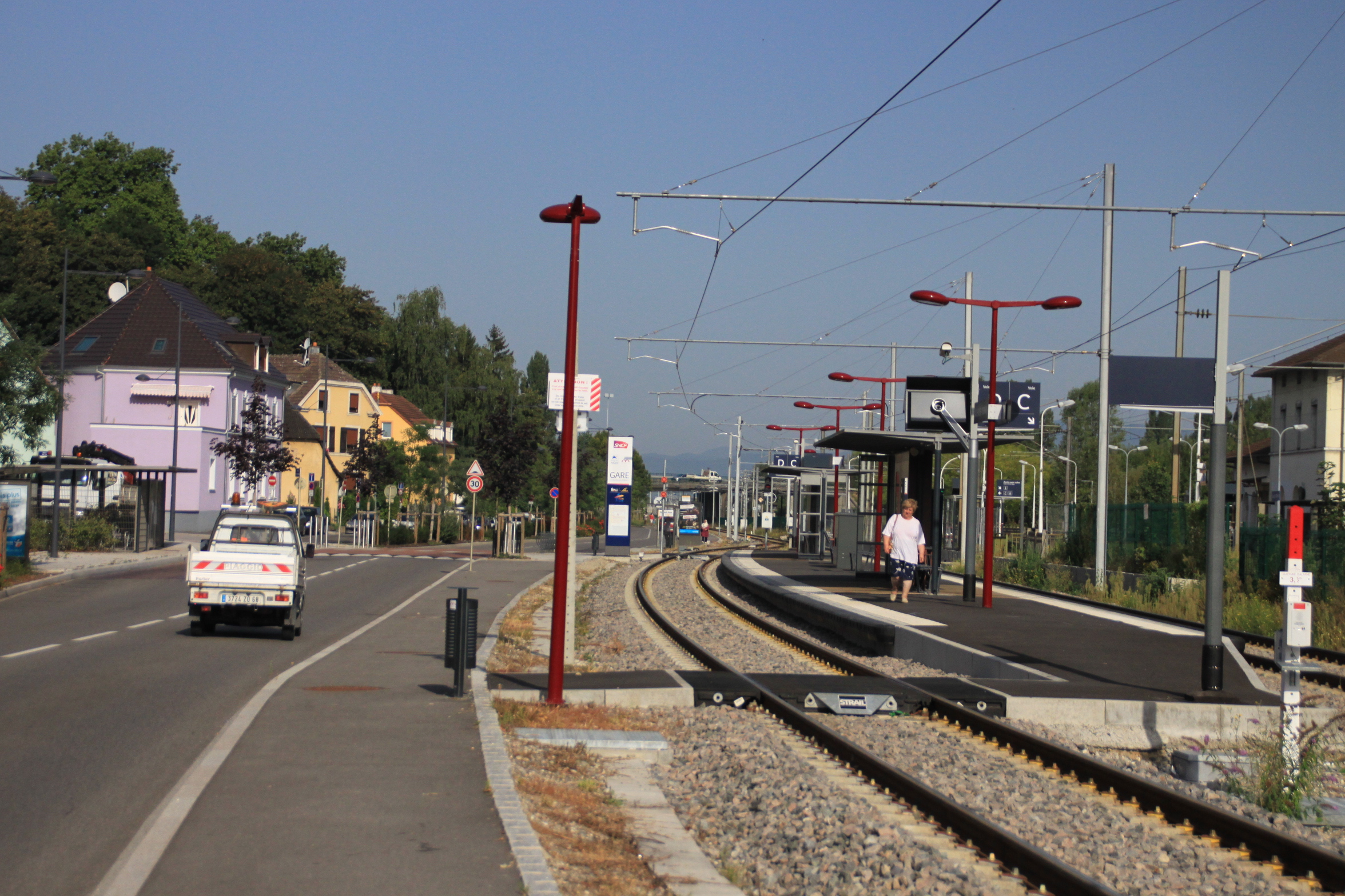 2011 Mulhouse Dornach station tram train 2