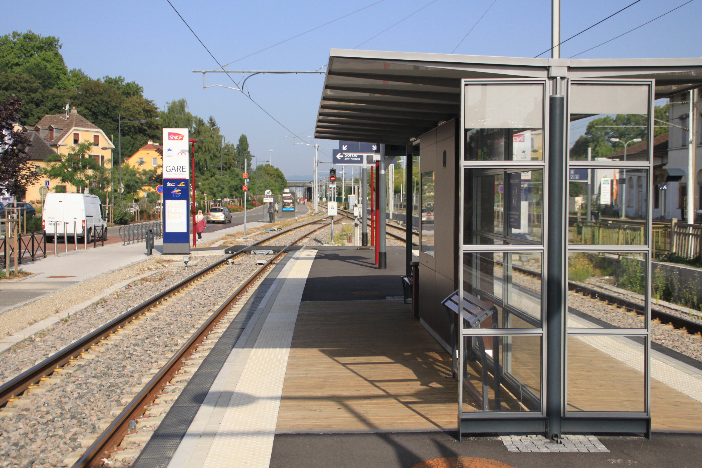 2011 Mulhouse Dornach station tram train 3