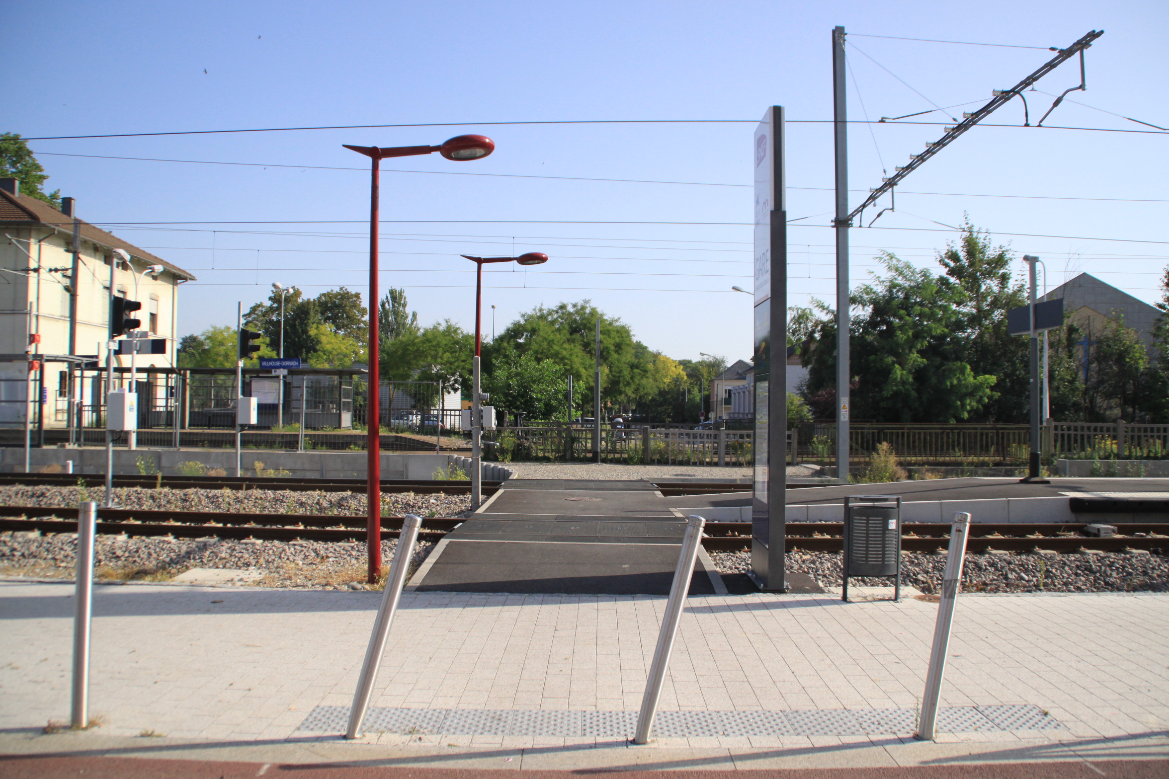 2011 Mulhouse Dornach station tram train 4