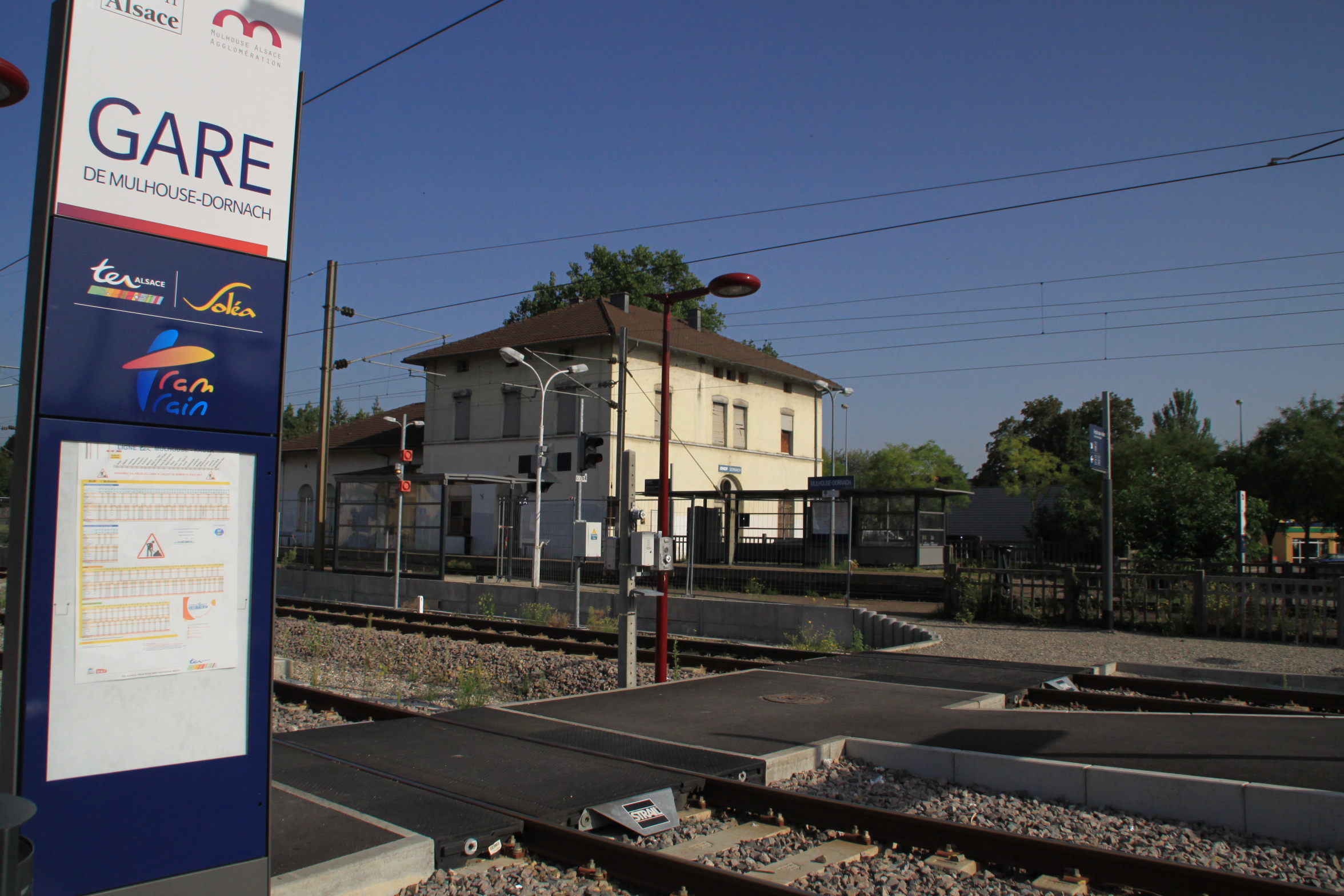 2011 Mulhouse Dornach station tram train 5