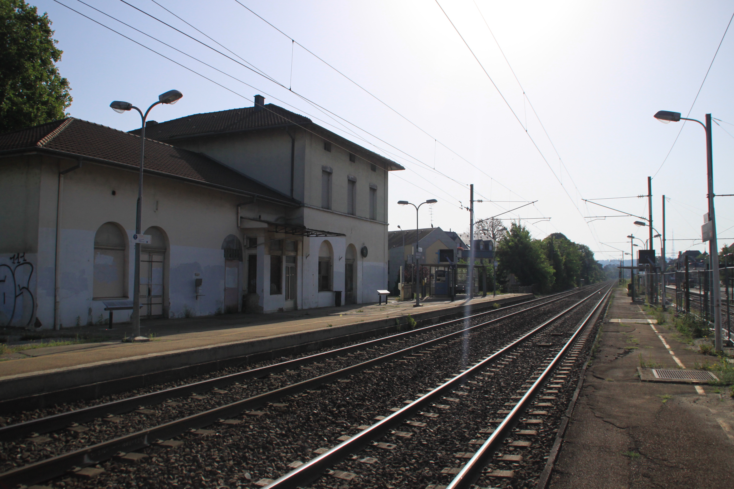 2011 Mulhouse Dornach station tramtrain7