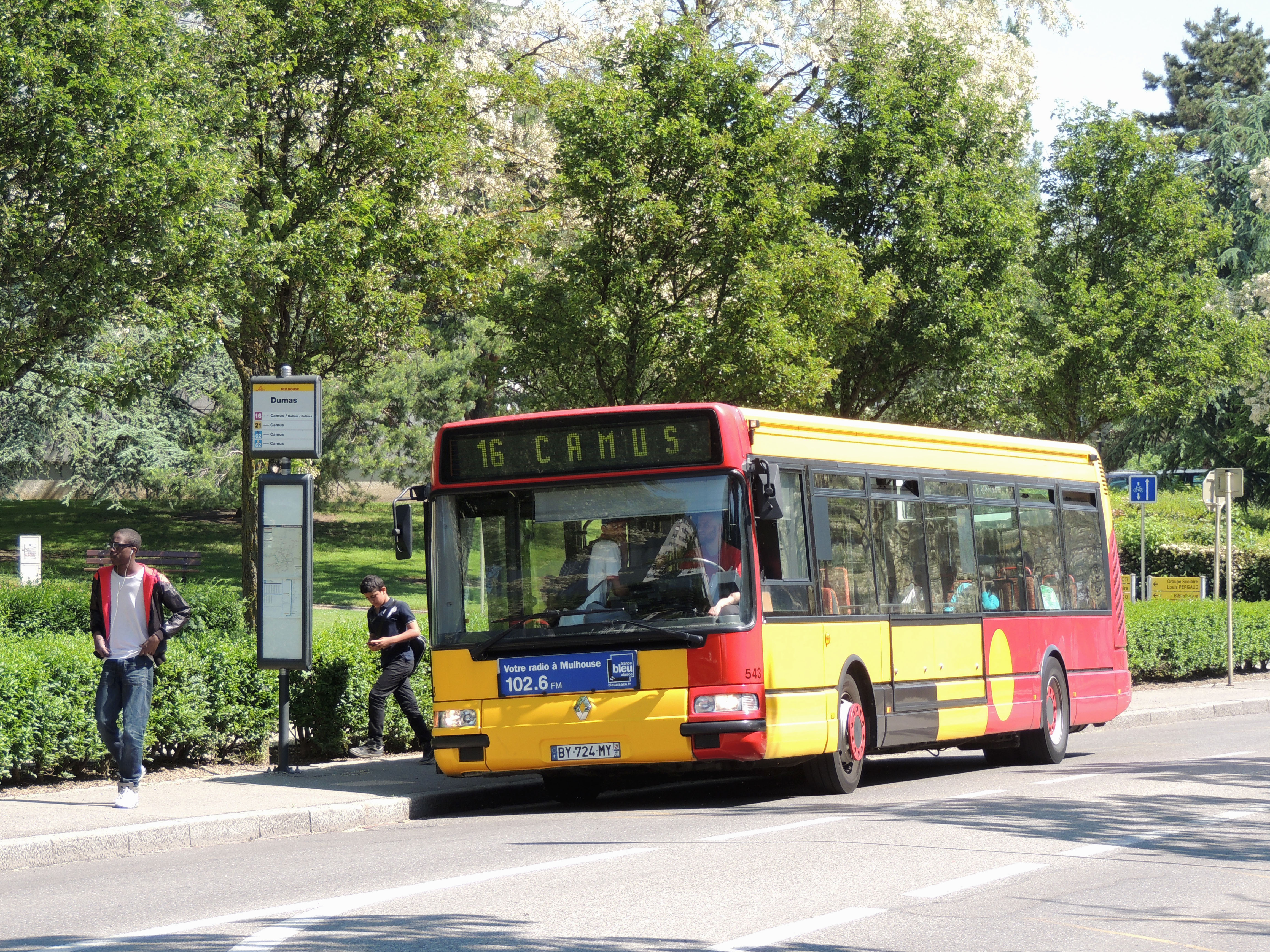 2013 Mulhouse Coteaux ArretBusDumas