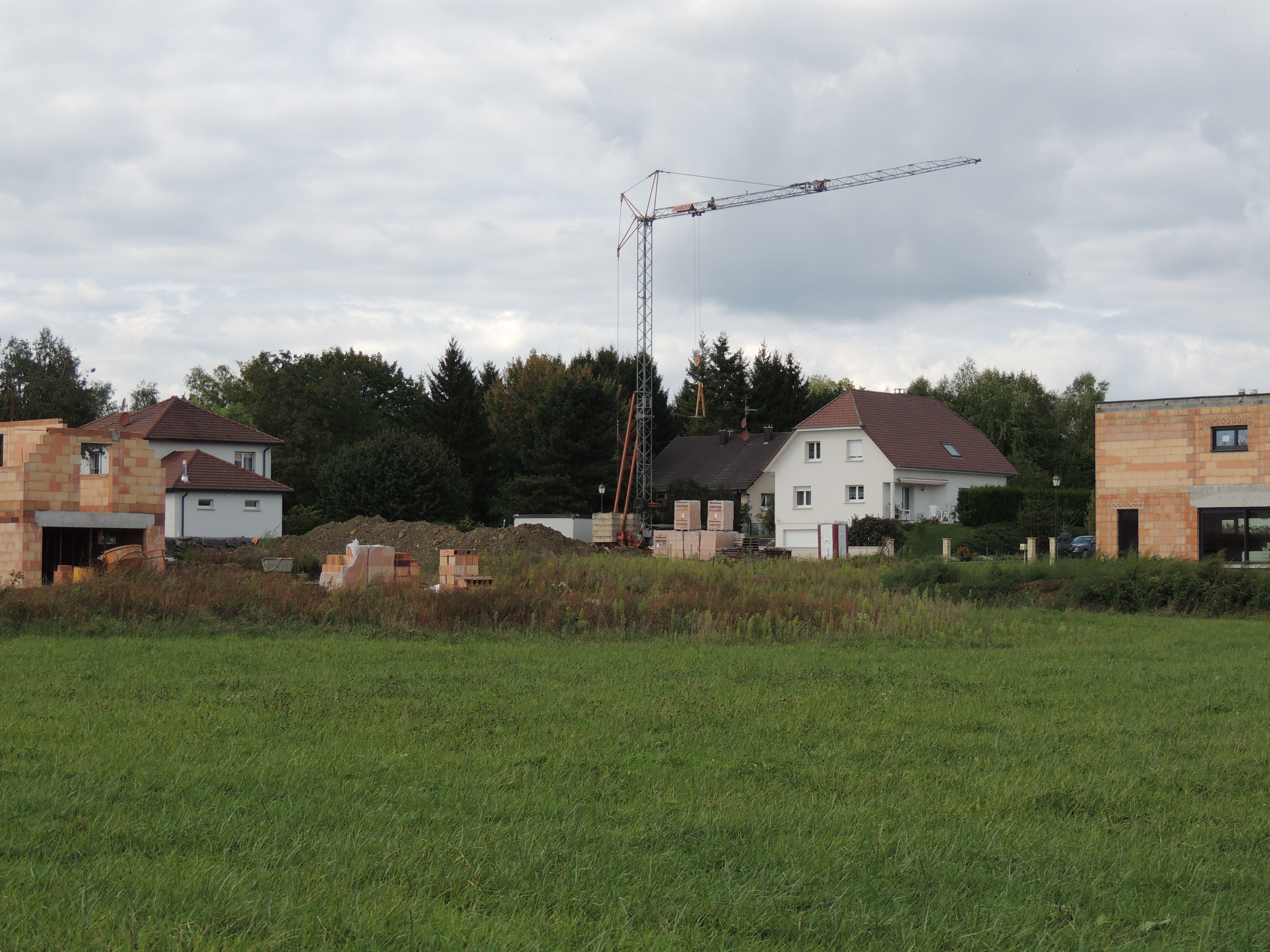 2013 Steinbrunn lotissement en construction