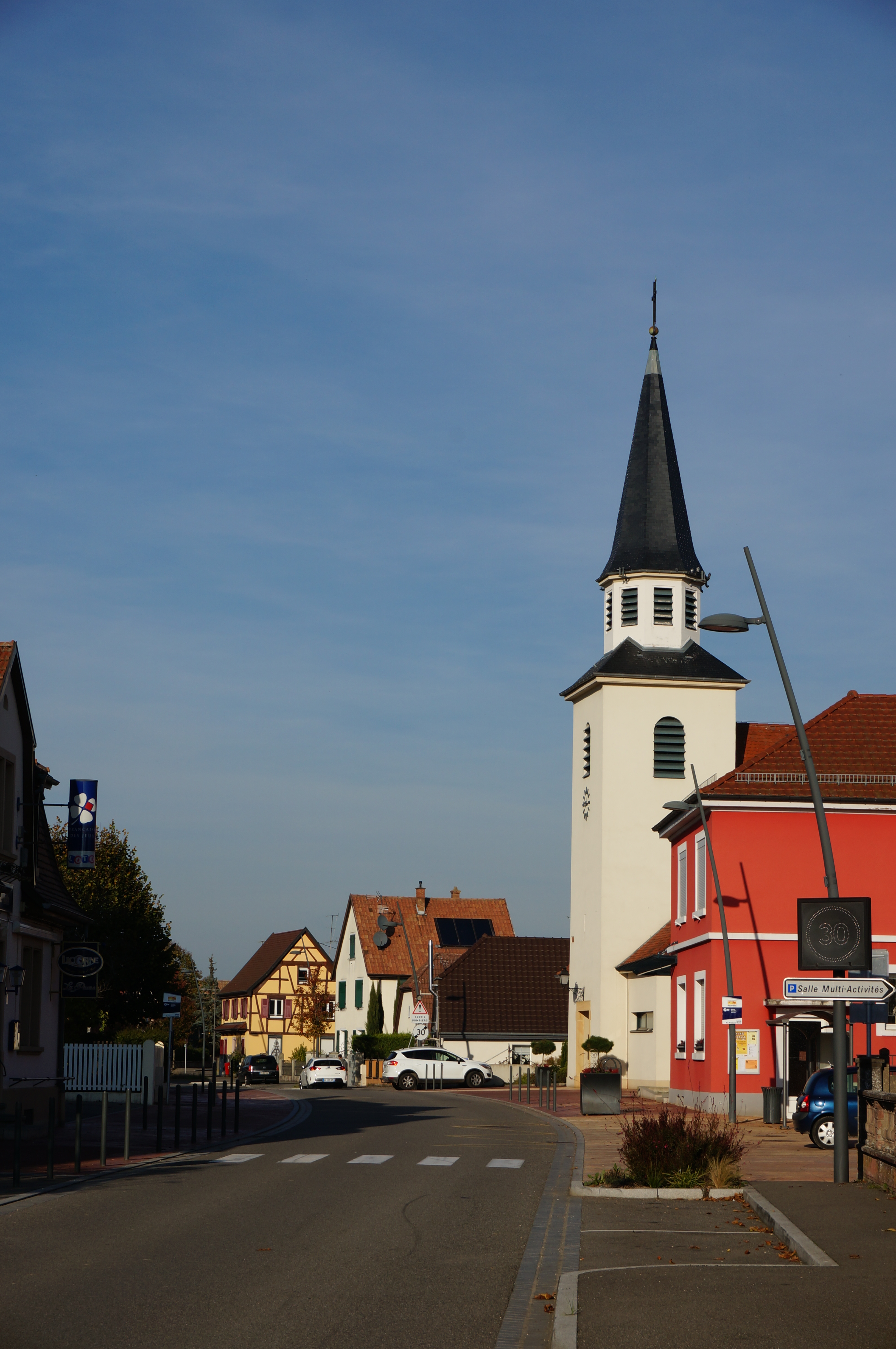 2015 Niffer clocher de l'église 1