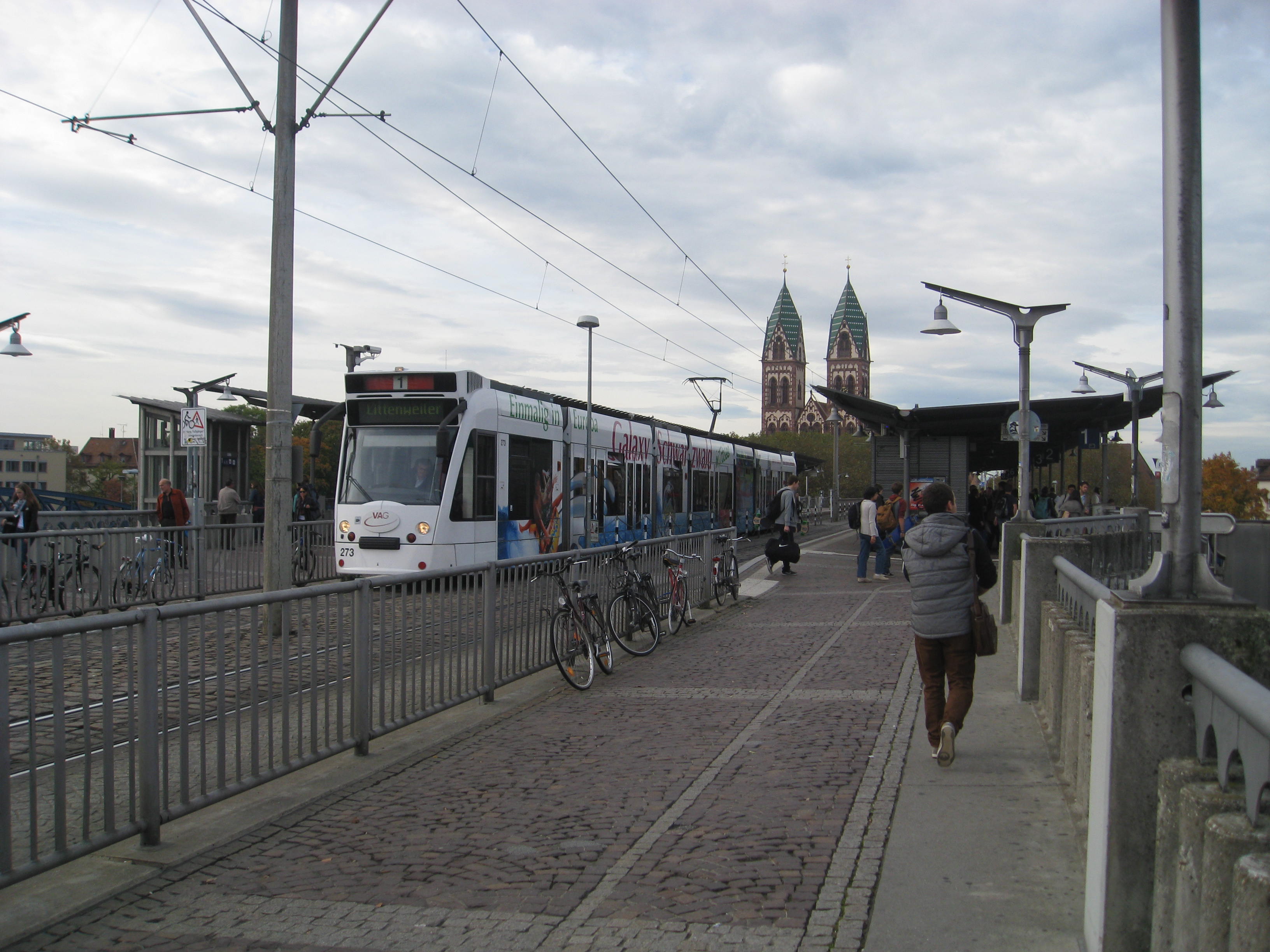 2016 Freiburg  Arrêt tram