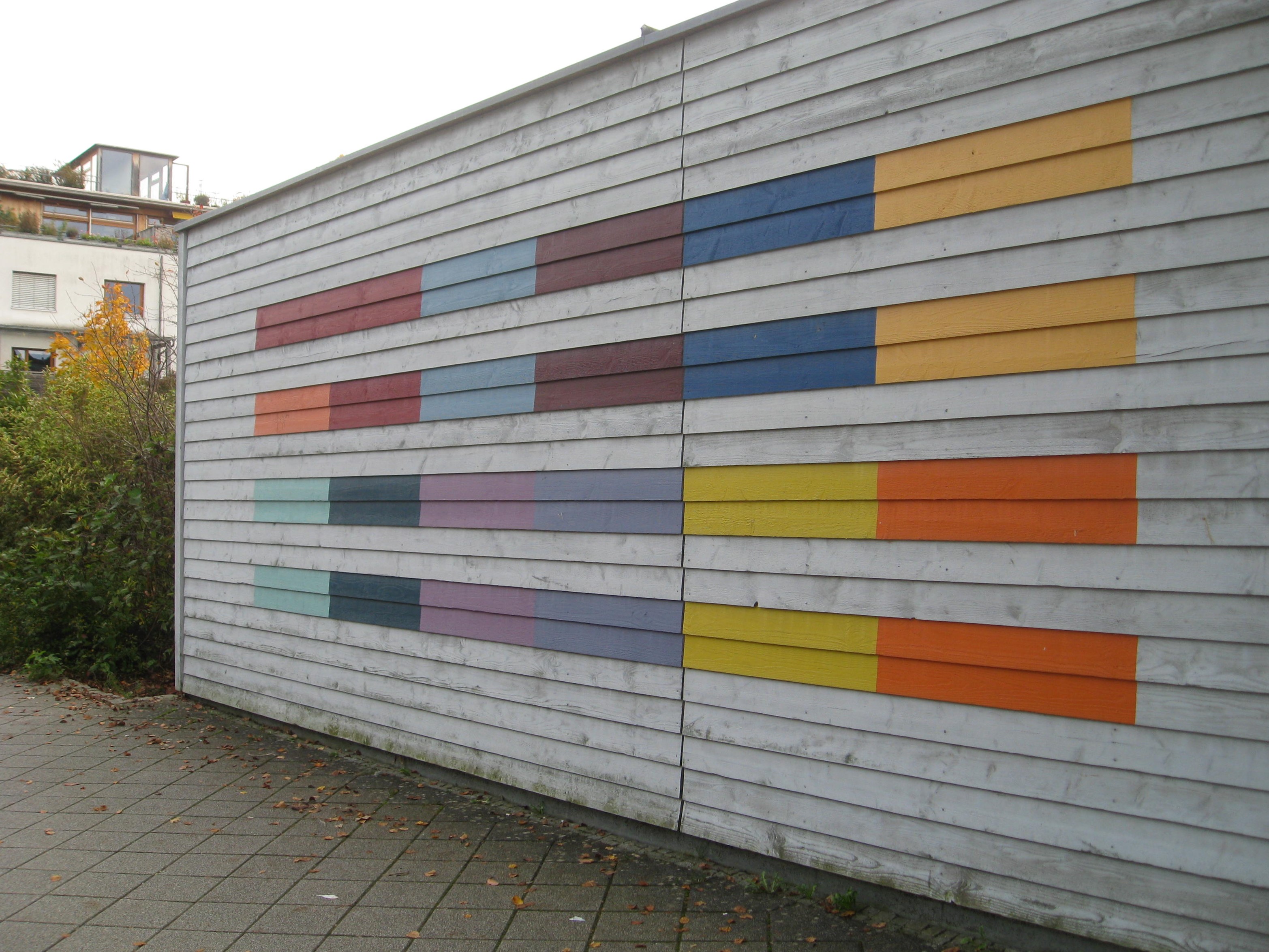 2016 Freiburg  Vauban  Couleur façade bois