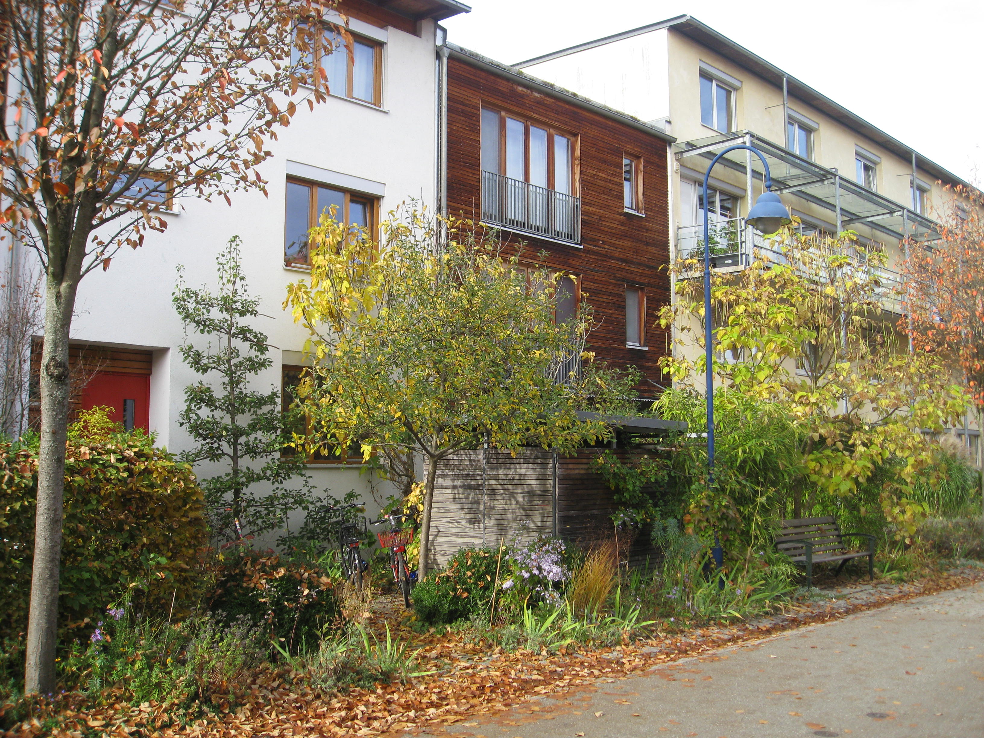 2016 Freiburg  Vauban   Mixité espace public privé