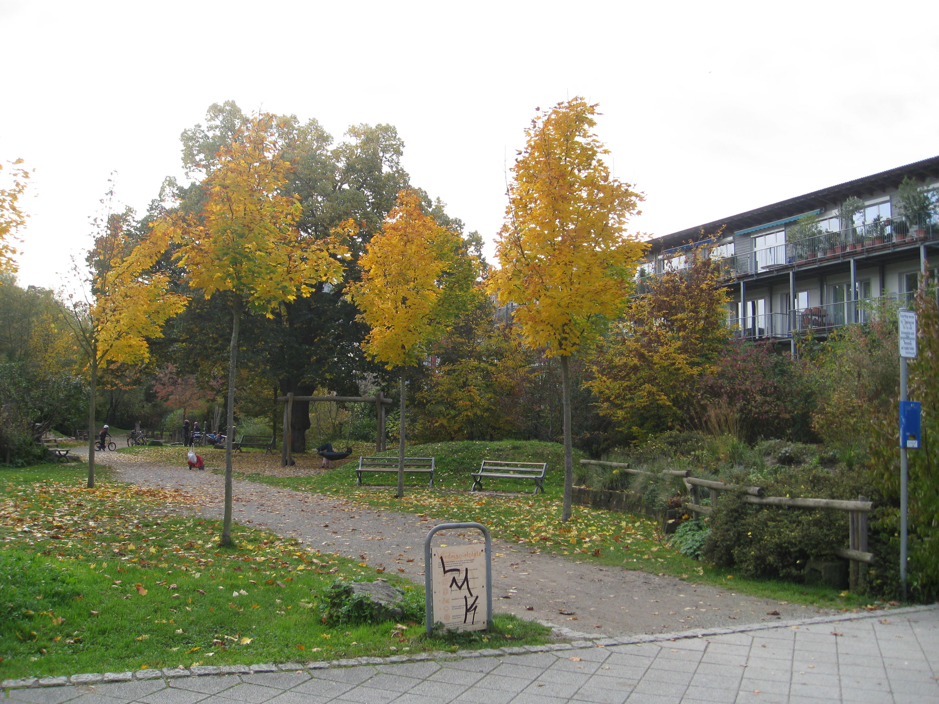 2016 Freiburg  Vauban   Parc espaces verts