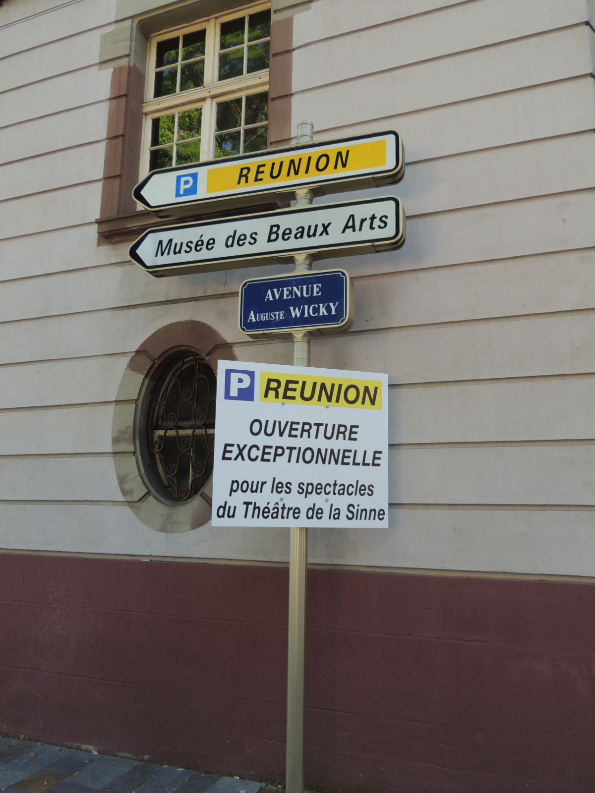 2016 Mulhouse ouverture exceptionnelle du parking Réunion