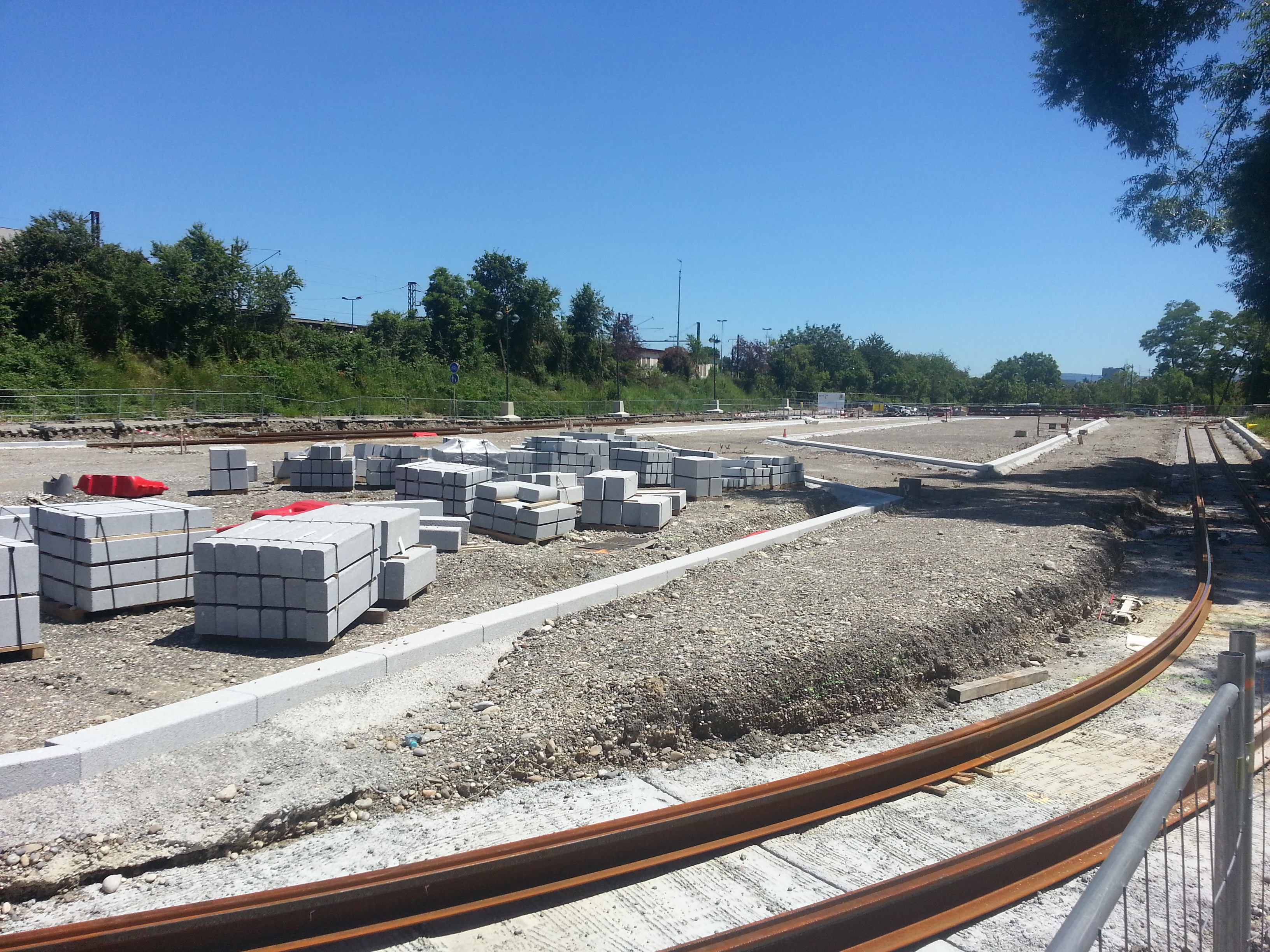 2016 St-Louis chantier tram 3 - gare 3