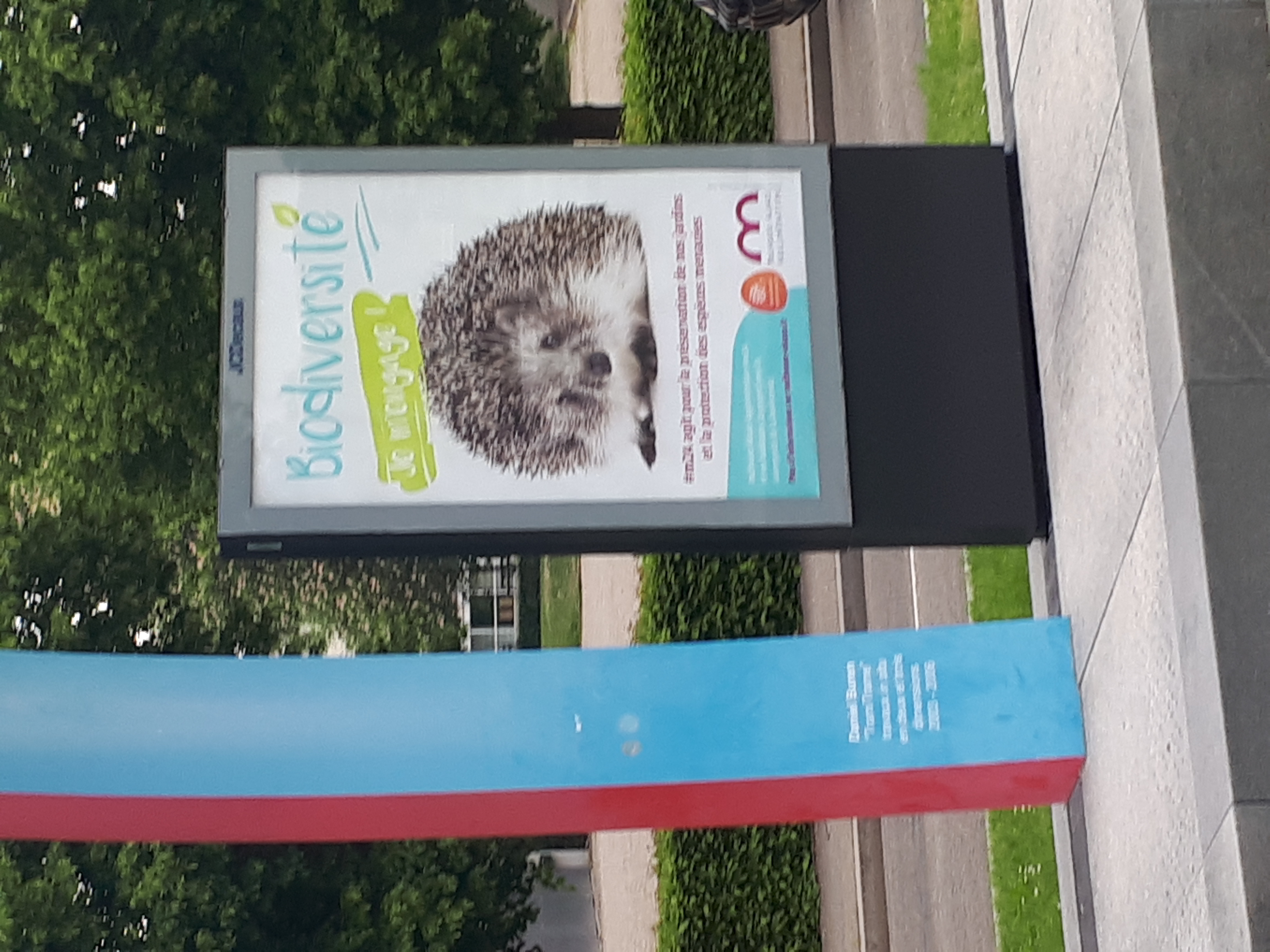 2019 Mulhouse Panneau publicitaire m2A Biodiversité