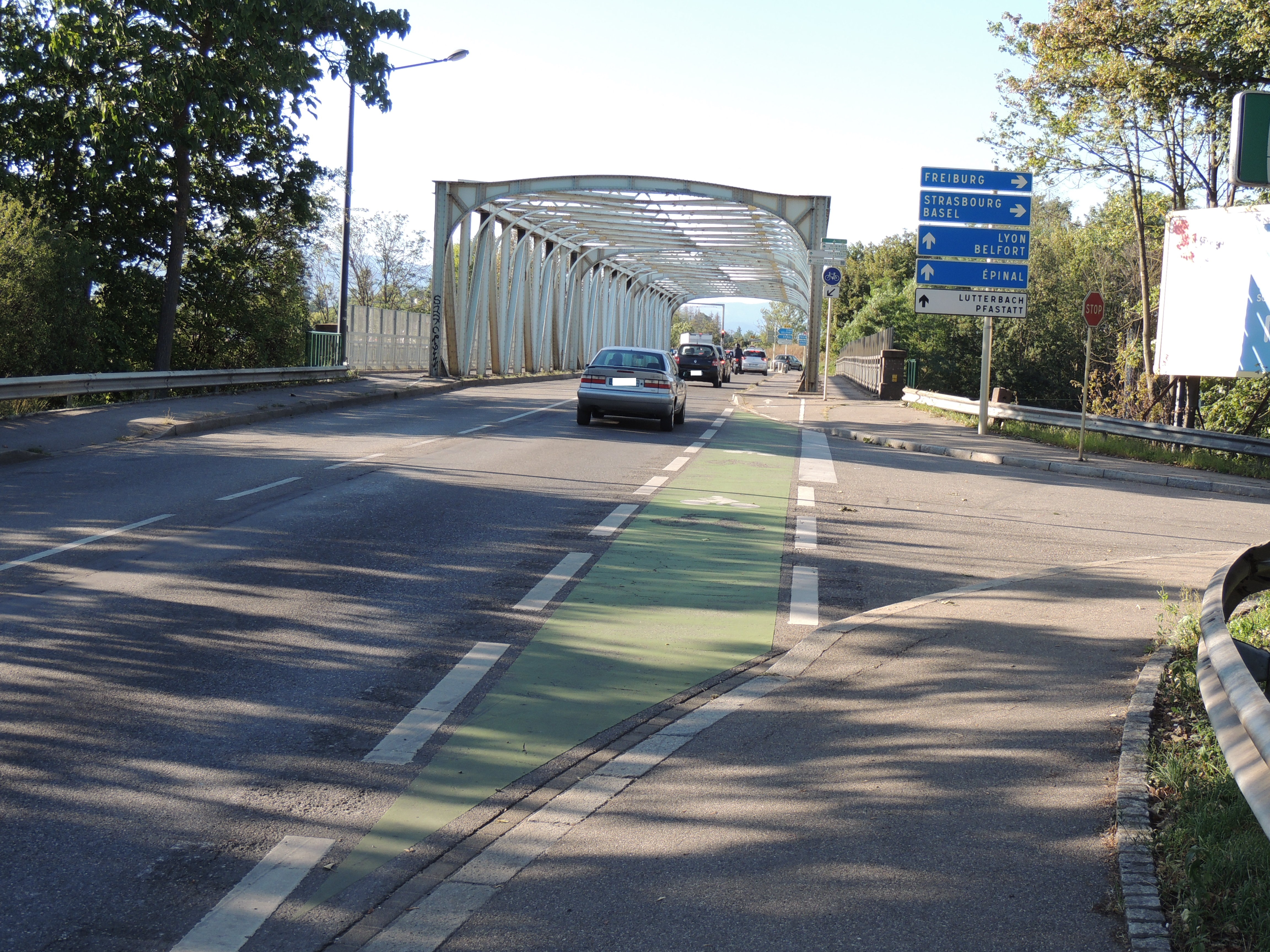 2019 Mulhouse Pont voie ferrée direction Lutterbach