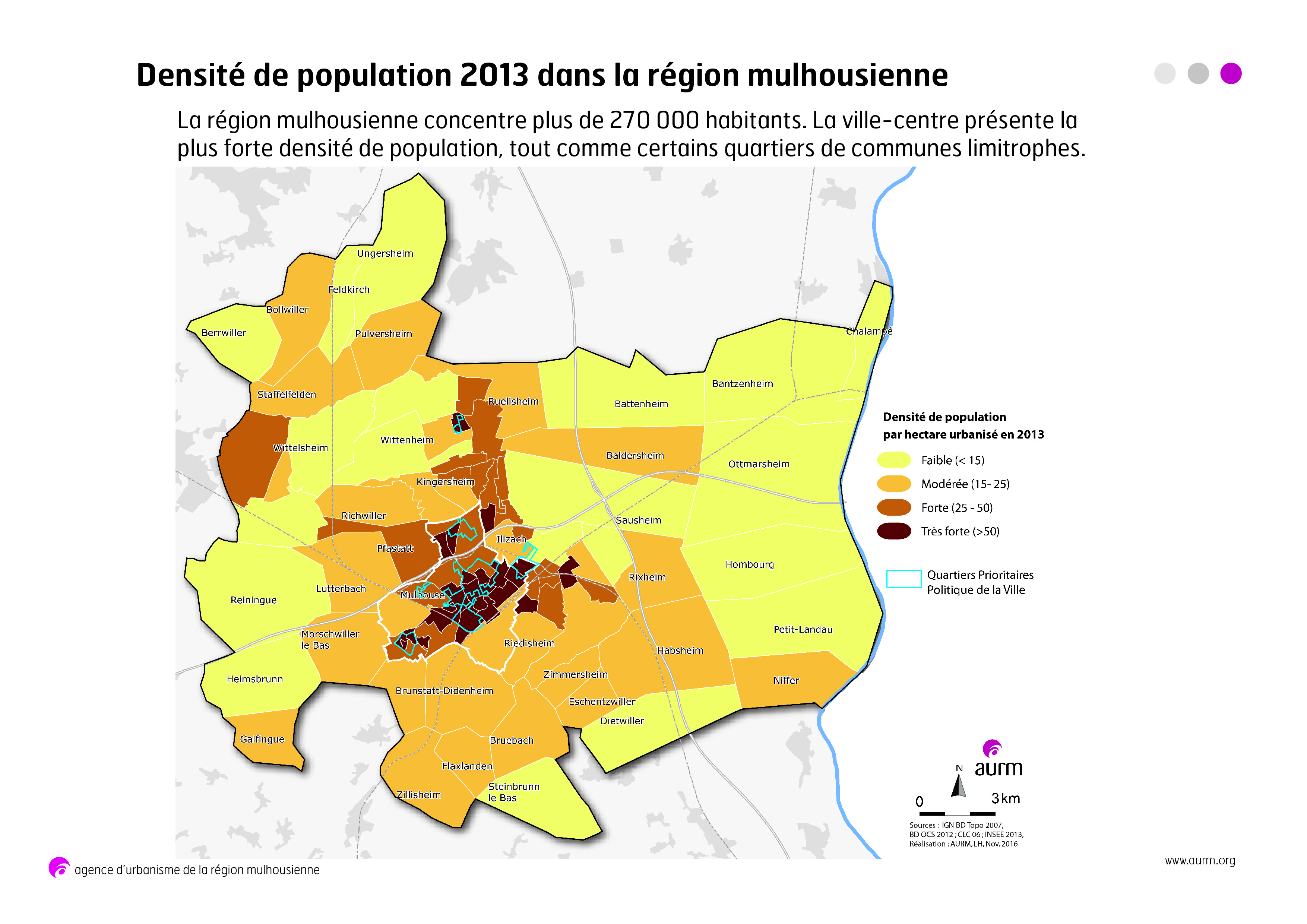 Densité de population 2013