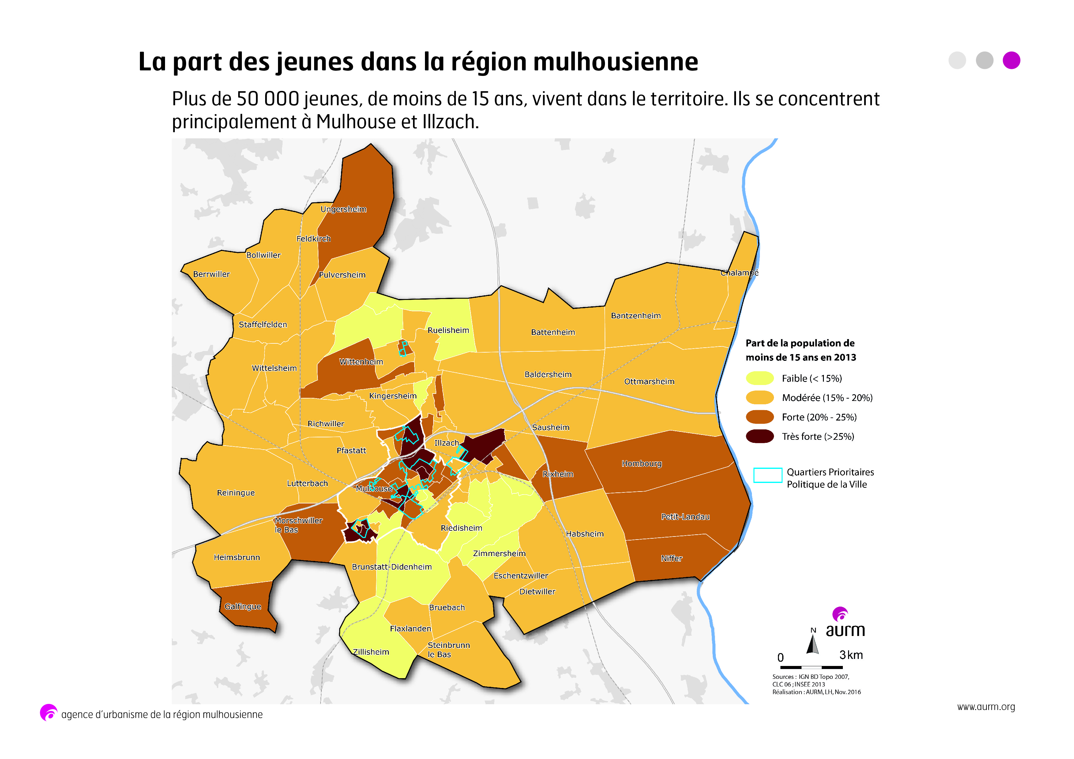 Les jeunes dans la région mulhousienne