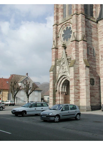 2004 Fellering parvis église