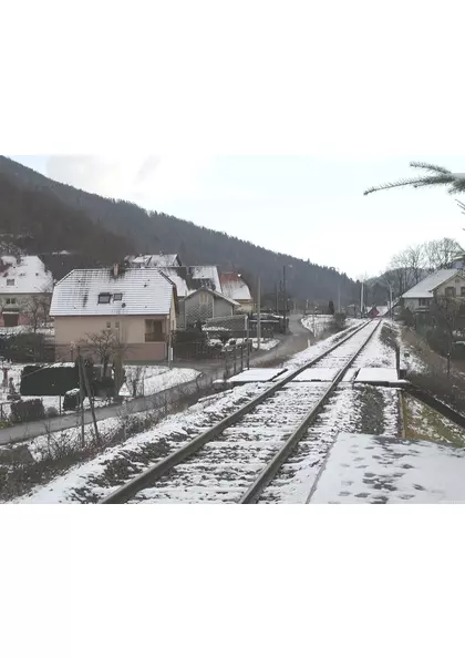 Quai de la gare de Fellering