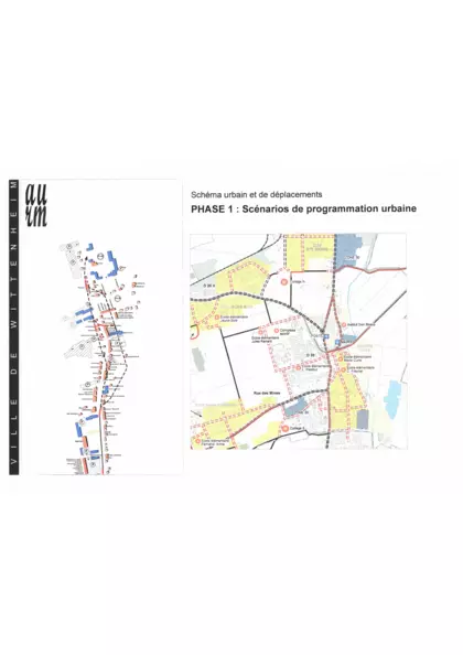 VILLE DE WITTENHEIM : SCHEMA URBAIN ET DE DEPLACEMENTS : PHASE UN : SCENARIOS DE PROGRAMMATION URBAINE