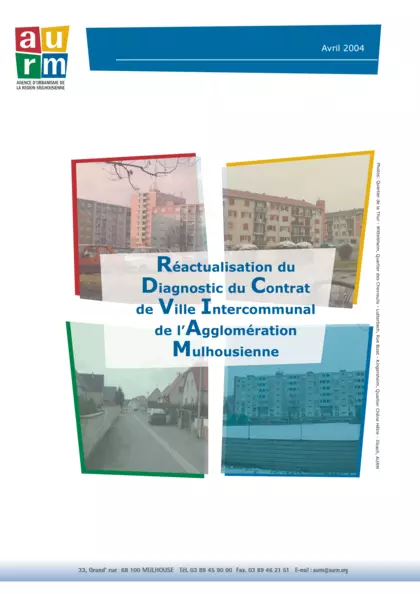 REACTUALISATION DU DIAGNOSTIC DU CONTRAT DE VILLE INTERCOMMUNAL DE L'AGGLOMERATION MULHOUSIENNE