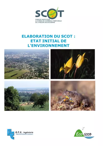 ELABORATION DU SCOT : ETAT INITIAL DE L'ENVIRONNEMENT