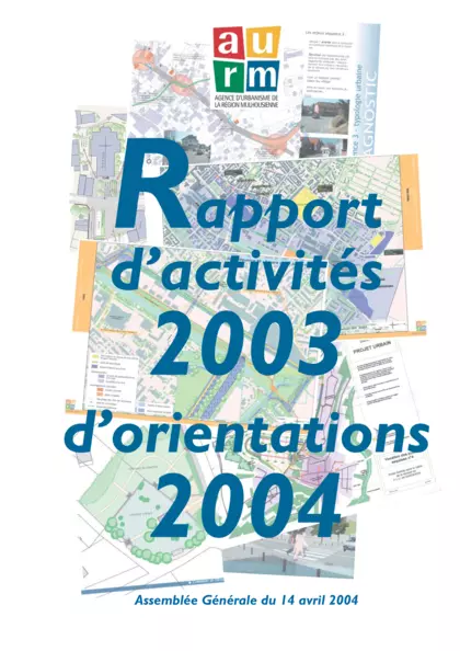 Rapports d'activités 2003 d'orientations 2004