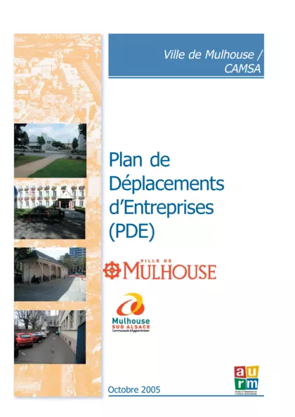 Ville de Mulhouse, CAMSA : Plan de Déplacement d'Entreprises (PDE)