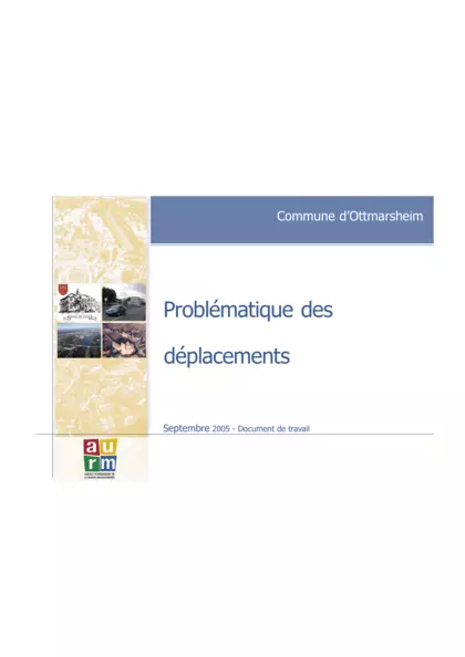 Commune d'Ottmarsheim : Problématique des déplacements