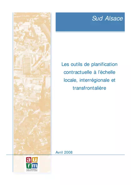 Sud Alsace : Les outils de planification contractuelle à l'échelle locale, interrégionale et transfrontalière