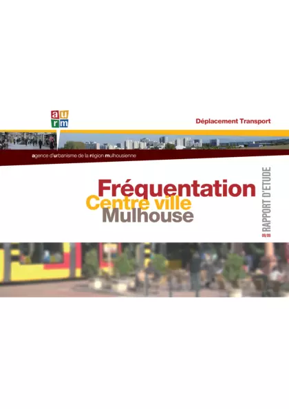 Fréquentation du centre ville de Mulhouse