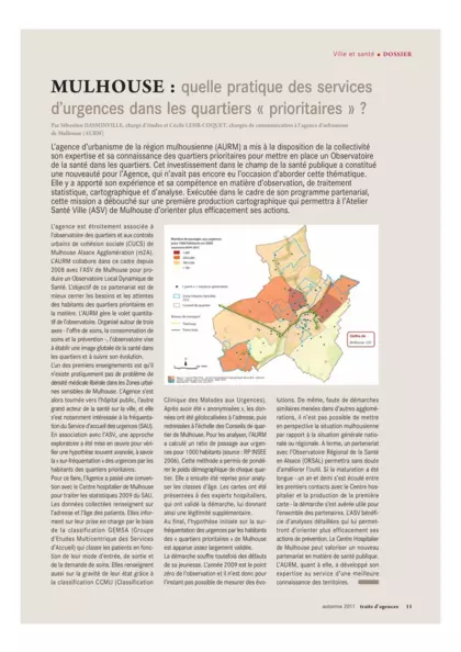 Mulhouse : quelle pratique des services d'urgences dans les quartiers "prioritaires" ?