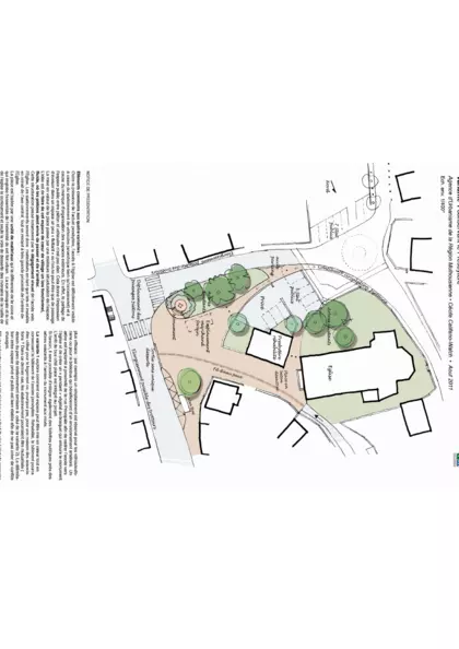 Ruelisheim : proposition d'aménagement de la place de l'Eglise