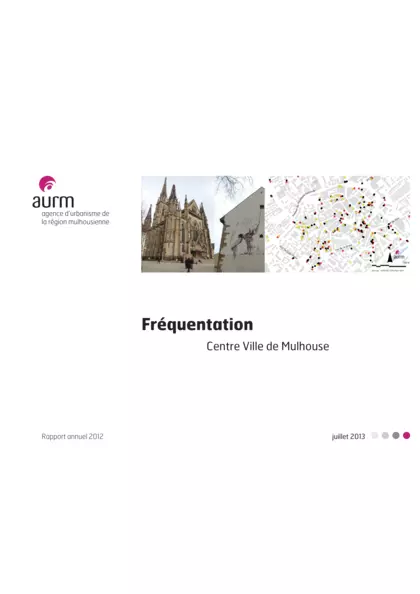 Fréquentation du centre-ville : rapport annuel 2012