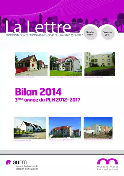 La Lettre du PLH : 3ème année du PLH 2012-2017