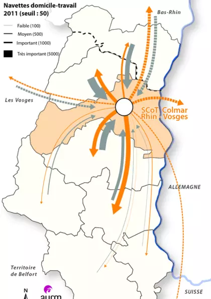 Les navettes domicile-travail 2011