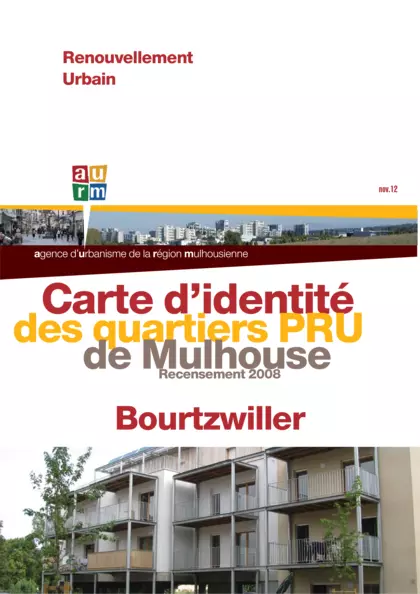 Carte d'identité des quartiers PRU de Mulhouse : recensement 2008, Bourtzwiller