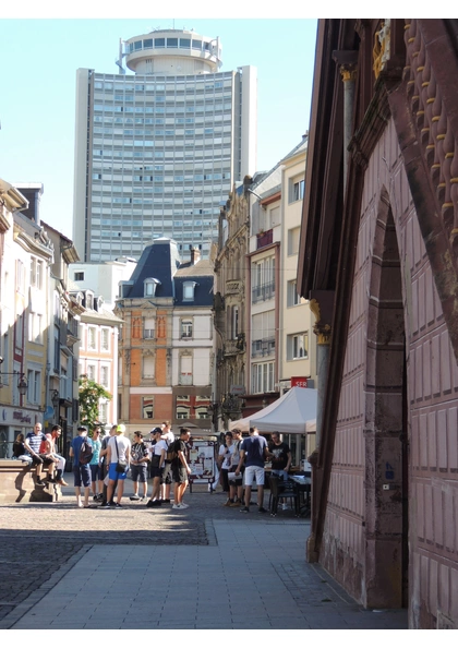 2016 Mulhouse vue sur la Tour de l'Europe