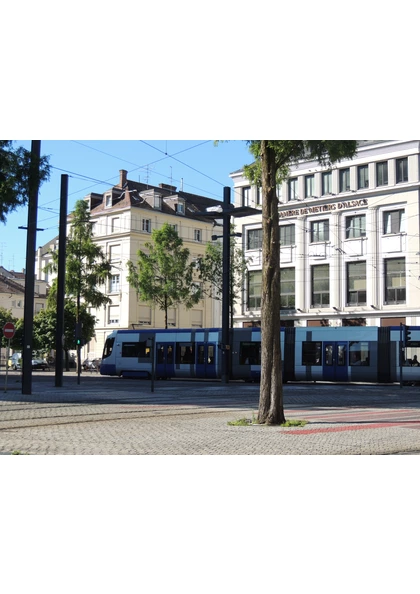 2016 Mulhouse Tram train Porte Jeune